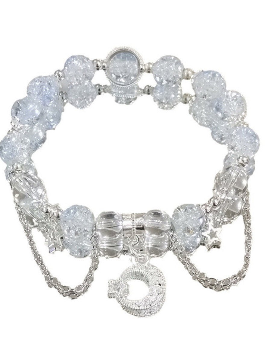 Embellished Glass Beaded Bracelet