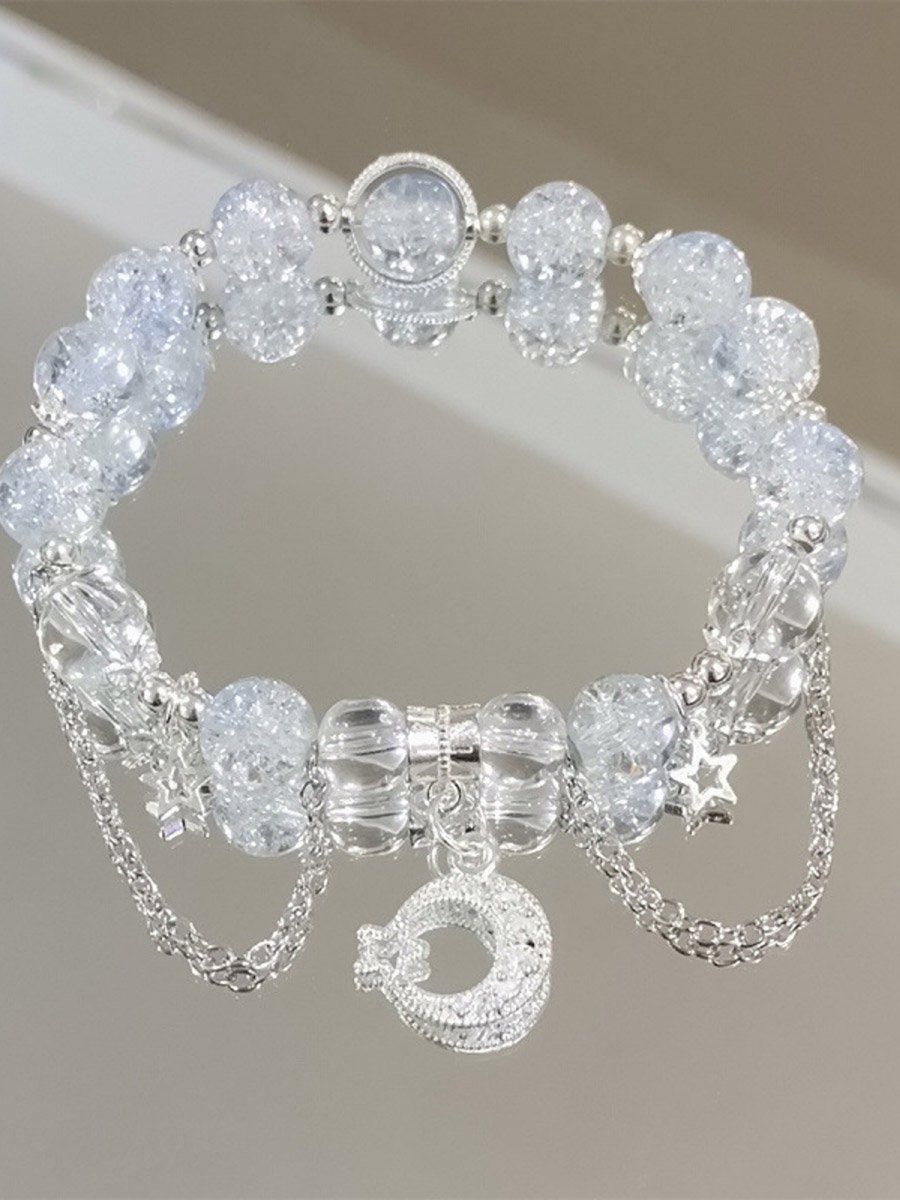 Embellished Glass Beaded Bracelet