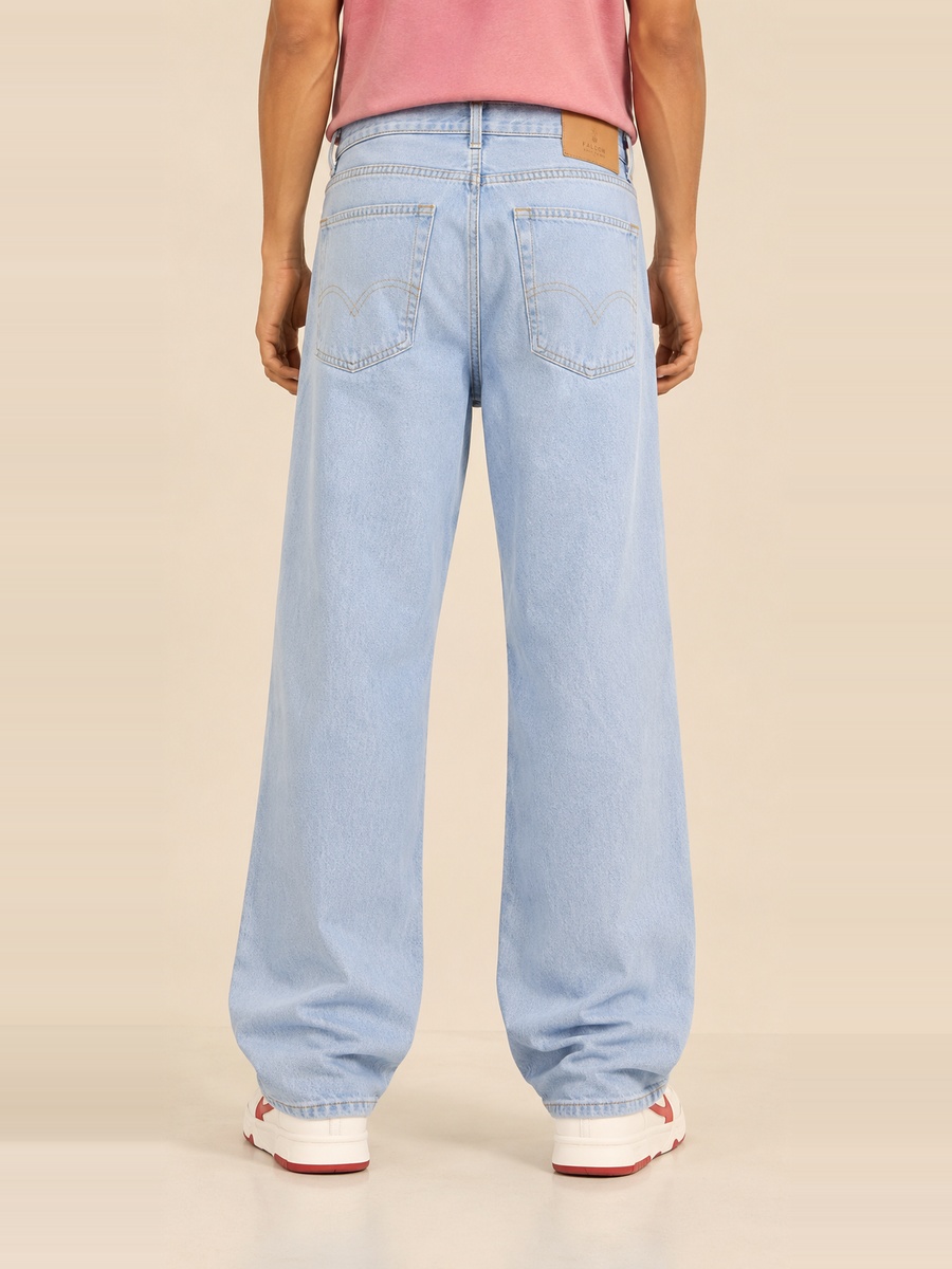 Men Baggy Fit Low Rise Jeans