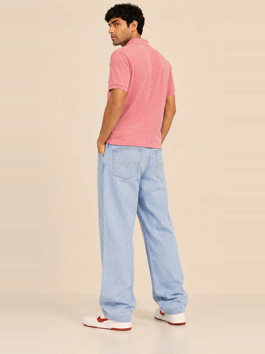 Men Baggy Fit Low Rise Jeans