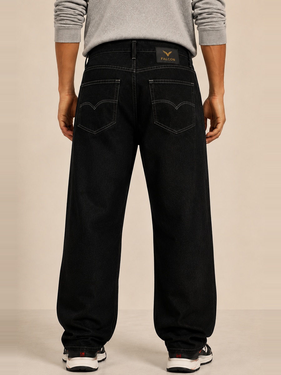 Men Baggy Fit Low Rise Jeans