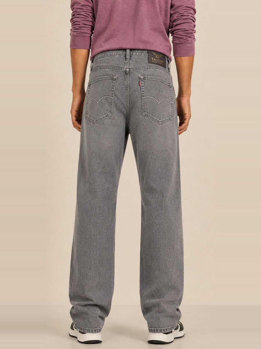 Men Baggy Fit Low Rise Jeans