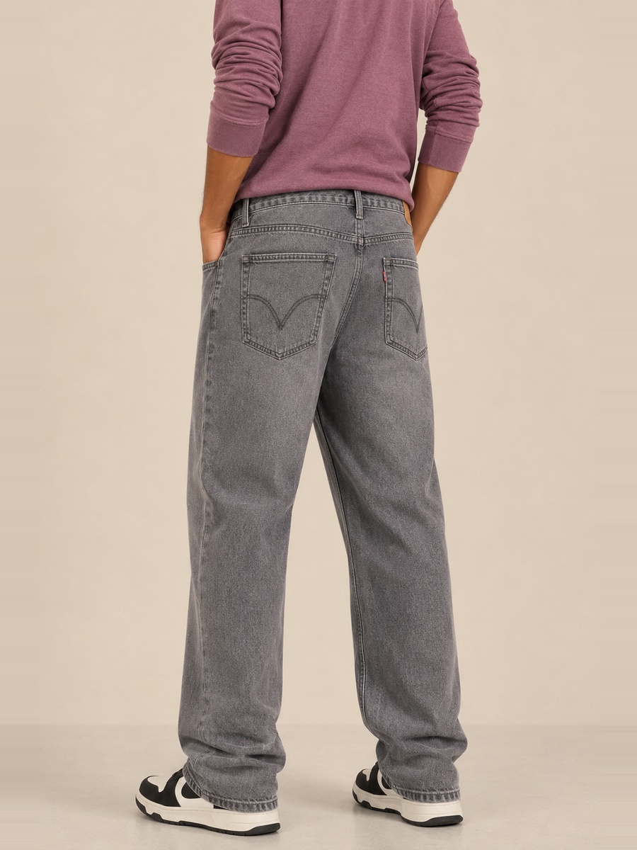 Men Baggy Fit Low Rise Jeans