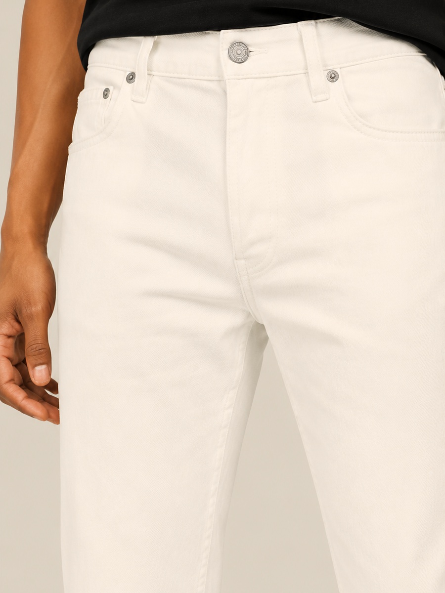 Men Slim Fit Mid Rise Jeans