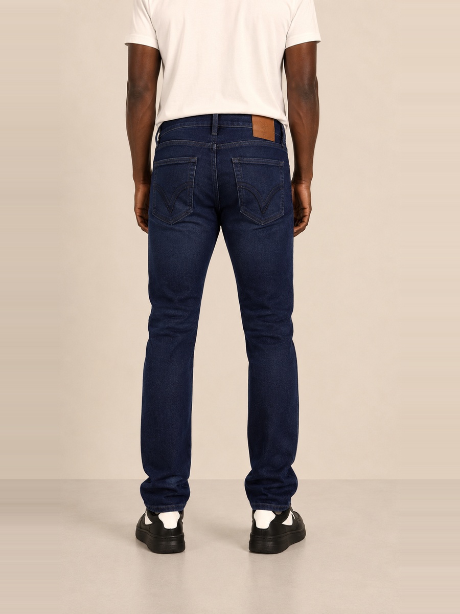 Men Slim Fit Mid Rise Jeans