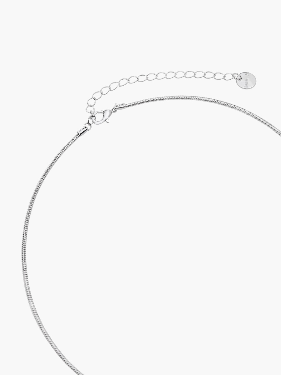 Set of 2 - Metallic Necklace with Lobster Clasp Closure
