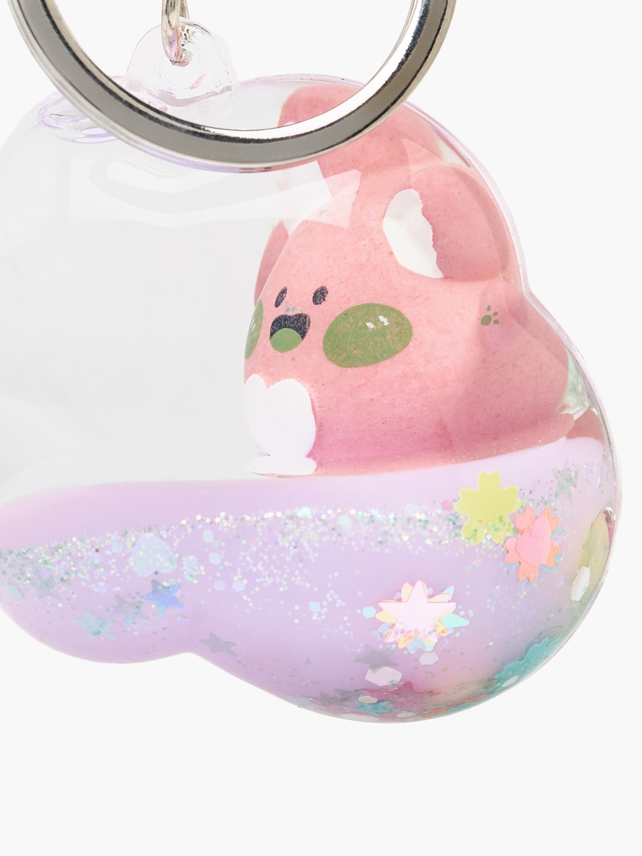 Keychain with Liquid Cloud Charm