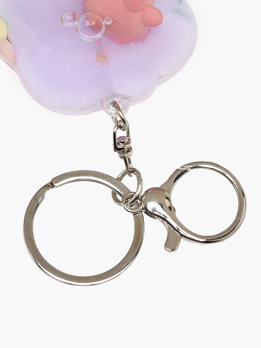 Keychain with Liquid Cloud Charm