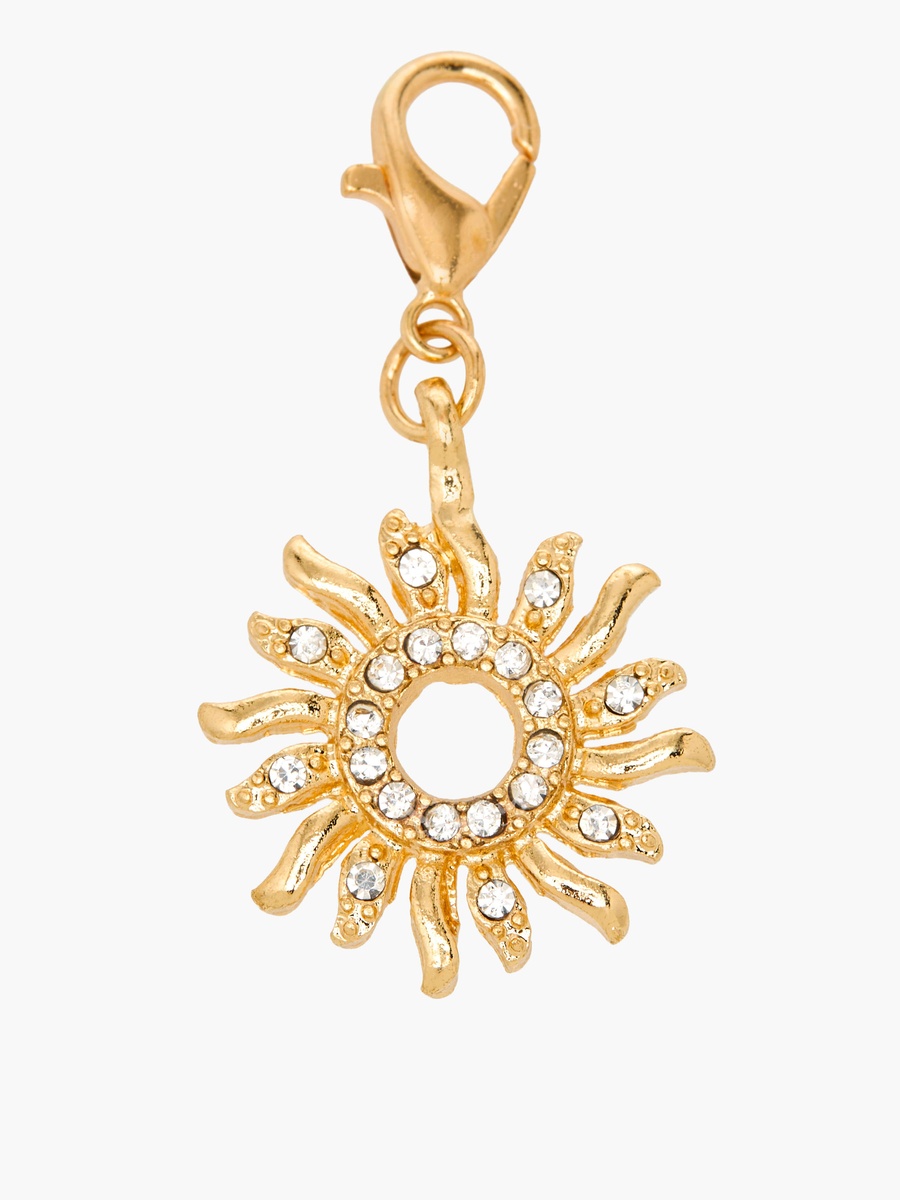 Set of 3 - Gold Tone Charm with Lobster Clasp
