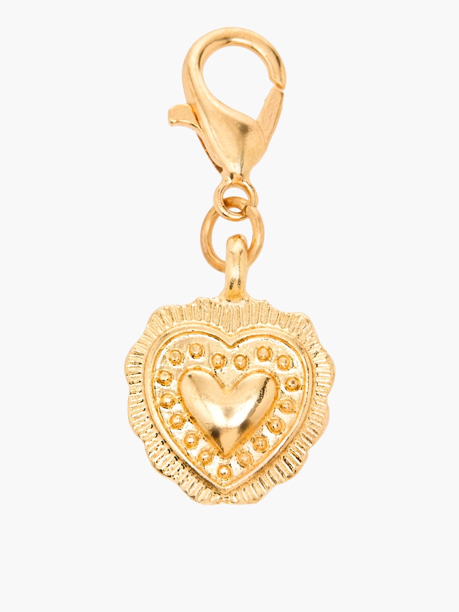 Set of 3 - Gold Tone Charm with Lobster Clasp