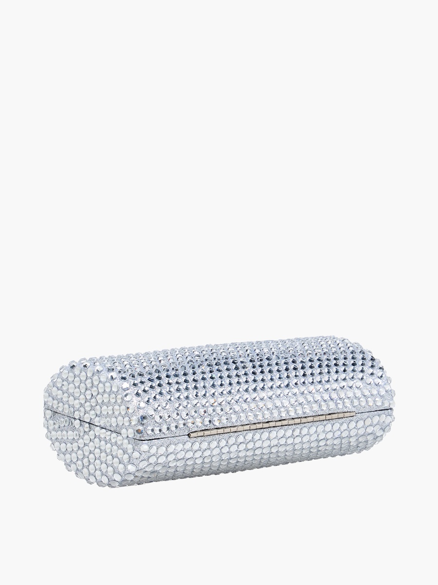 Embellished Clutch with Detachable Chain Strap