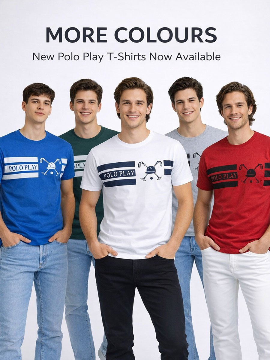 Men Graphic Logo Crew Neck T-Shirt 