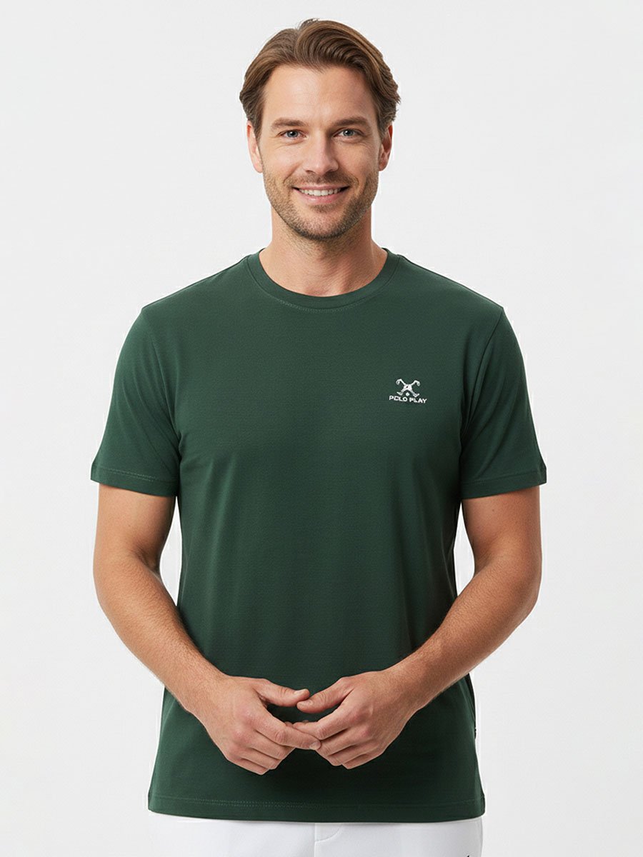 Men Graphic Logo Short Sleeve T-Shirt 