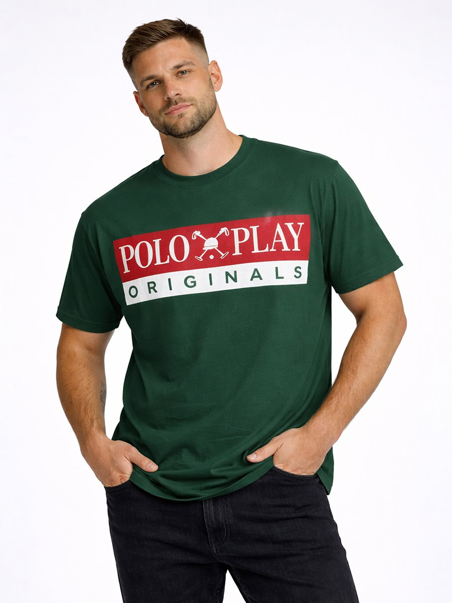 Men Graphic Logo Short Sleeve T-Shirt 
