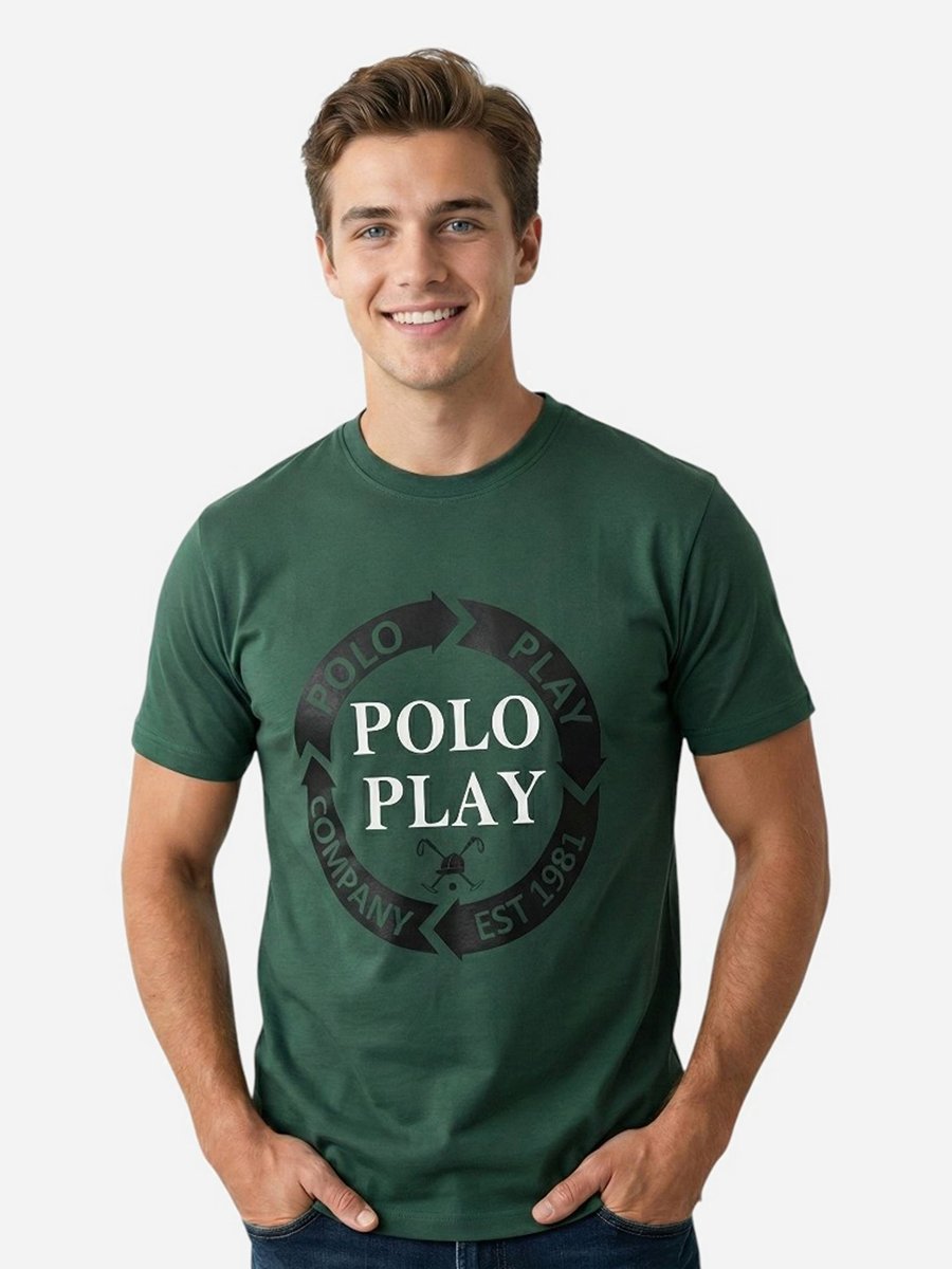 Men Graphic Logo Short Sleeve T-Shirt 