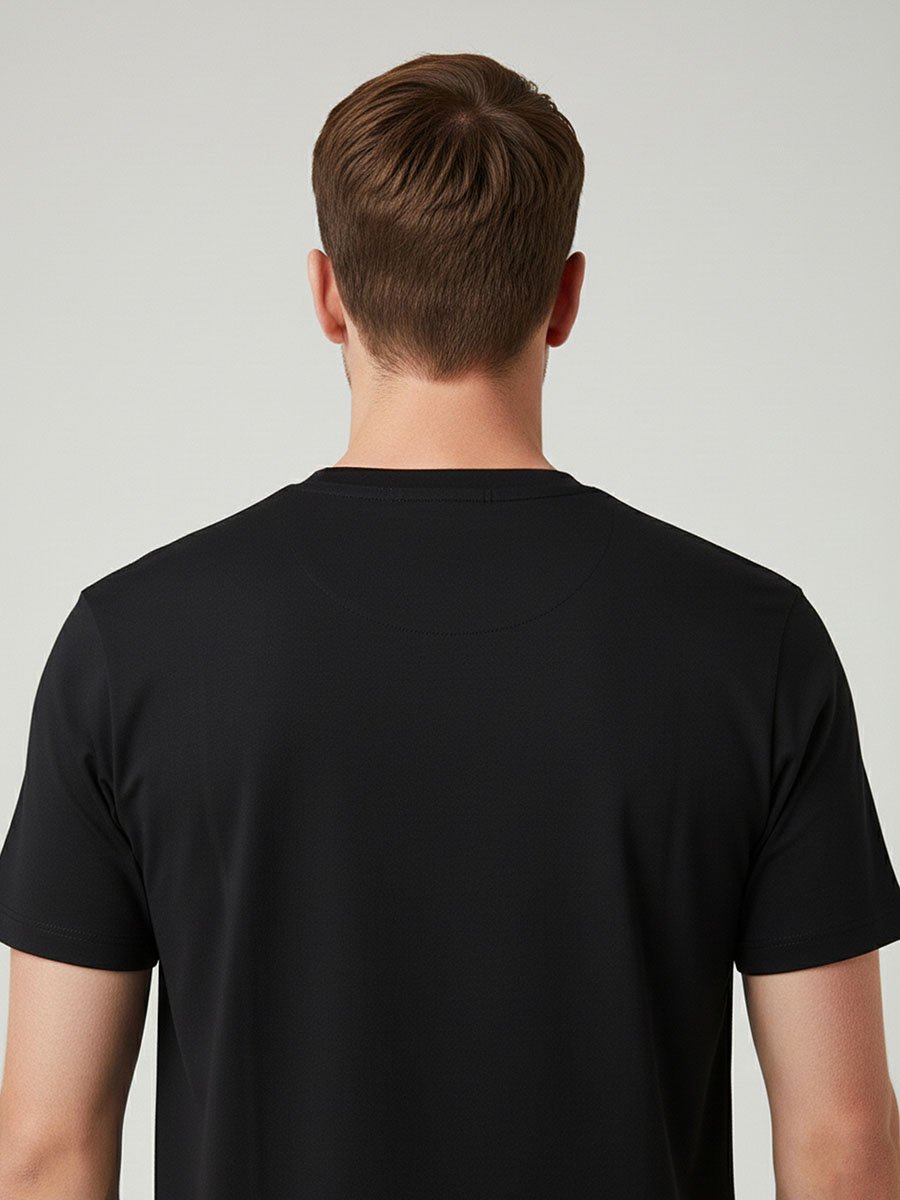 Men Graphic Logo Crew Neck T-Shirt 