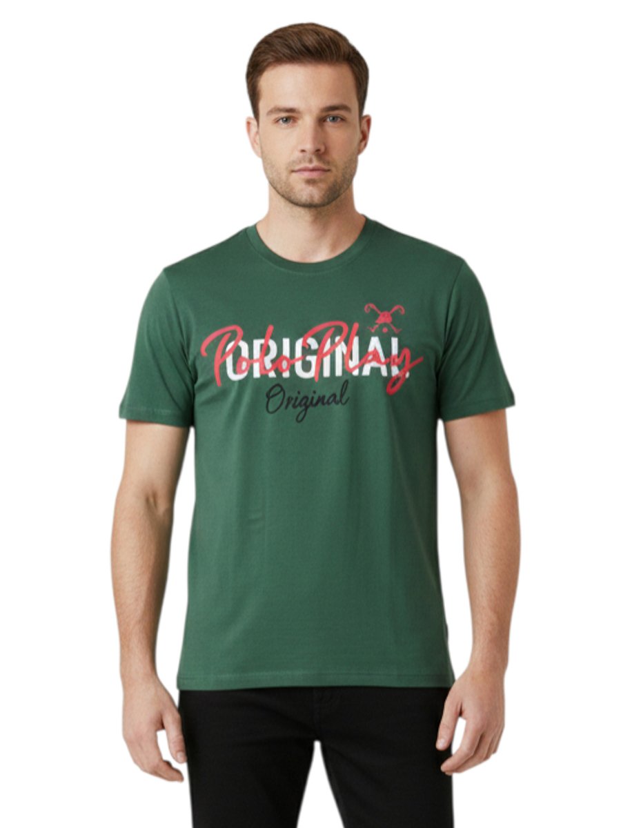 Men Graphic Logo Short Sleeve T-Shirt 