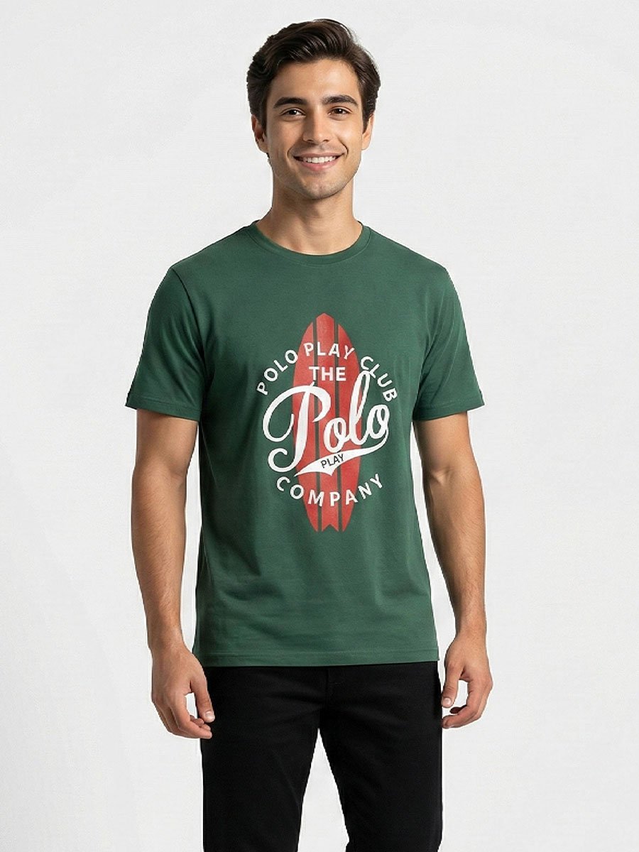 Men Graphic Logo Short Sleeve T-Shirt 