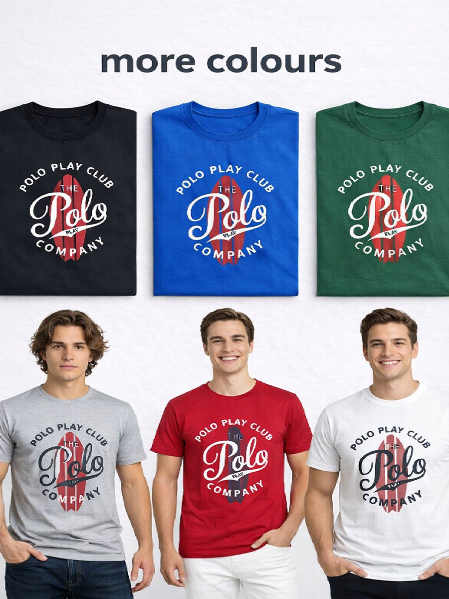 Men Graphic Logo Short Sleeve T-Shirt 