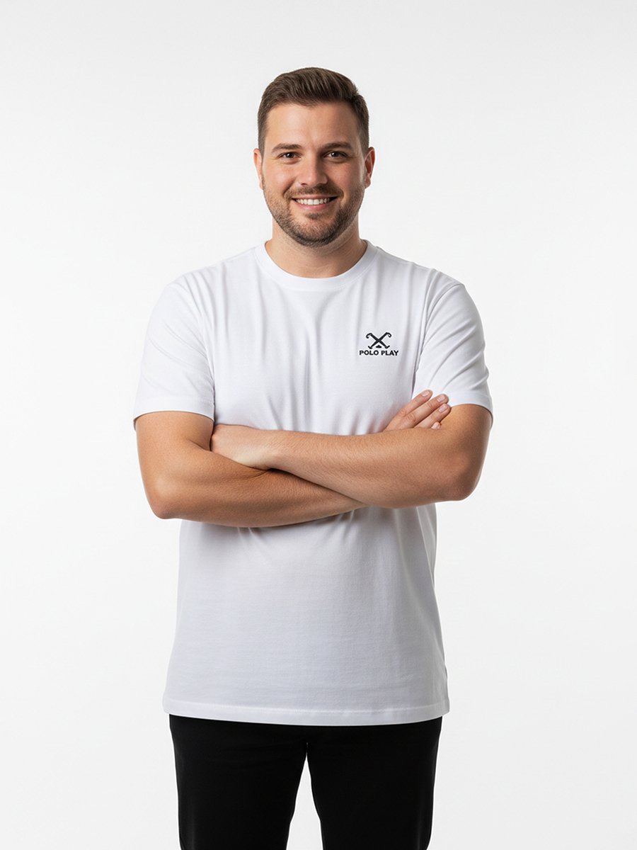 Men Logo Detail Short Sleeve T-Shirt 
