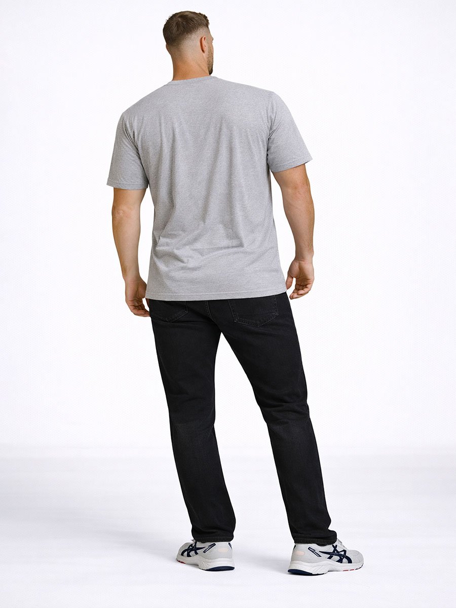 Men Graphic Logo Crew Neck T-Shirt 