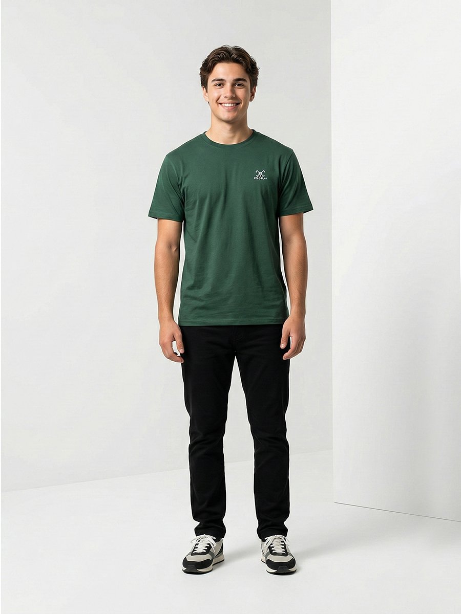 Men Logo Detail Short Sleeve T-Shirt 