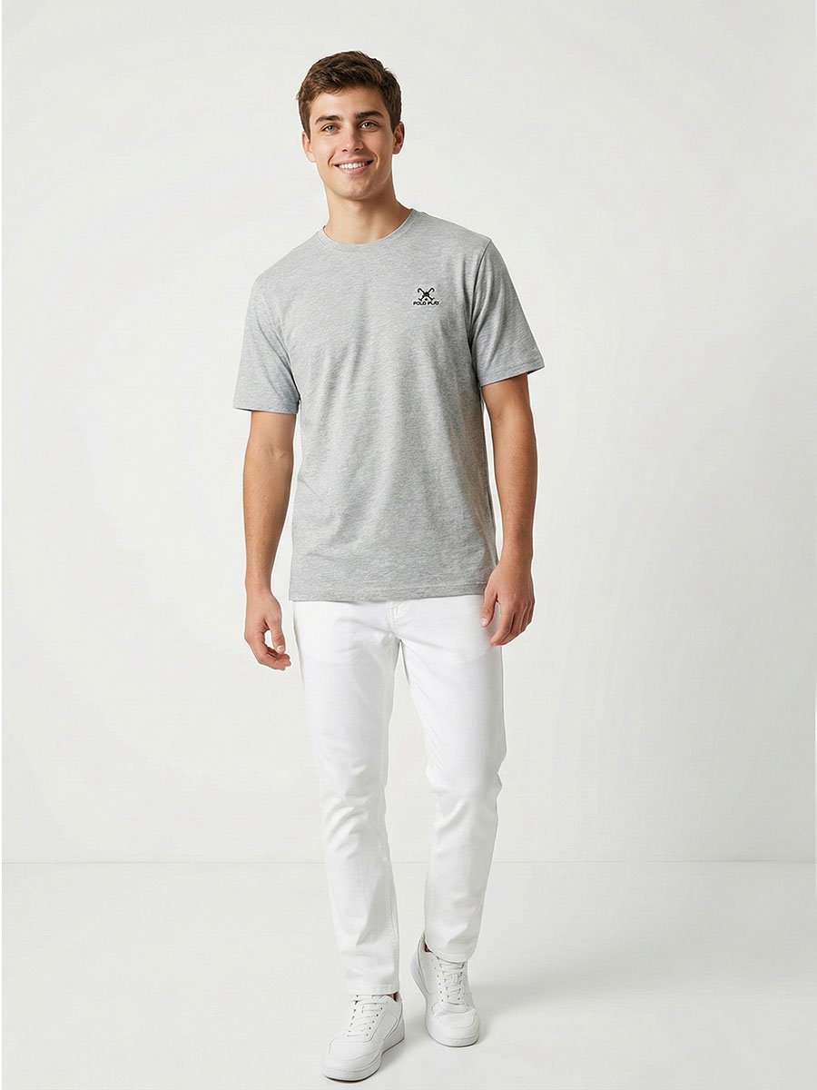 Men Logo Detail Short Sleeve T-Shirt 