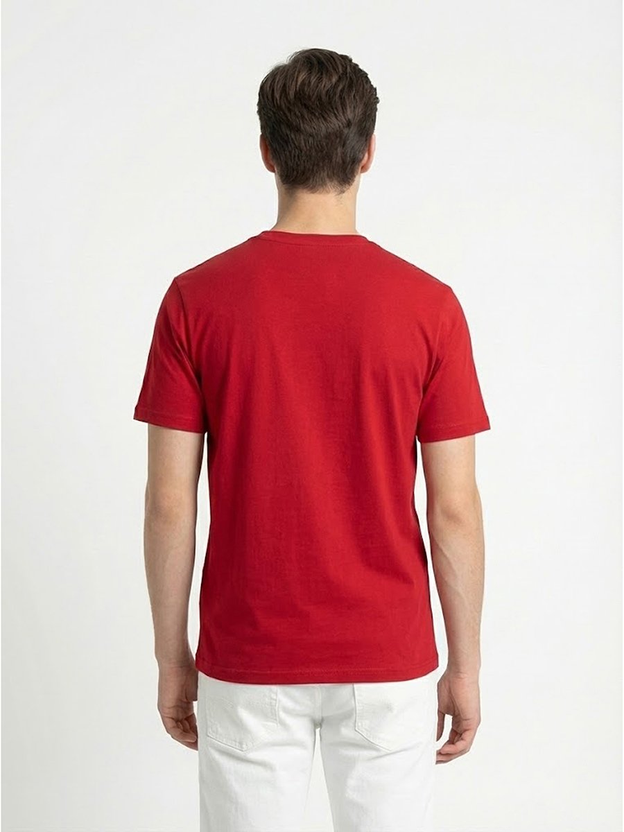 Men Graphic Logo Crew Neck T-Shirt 