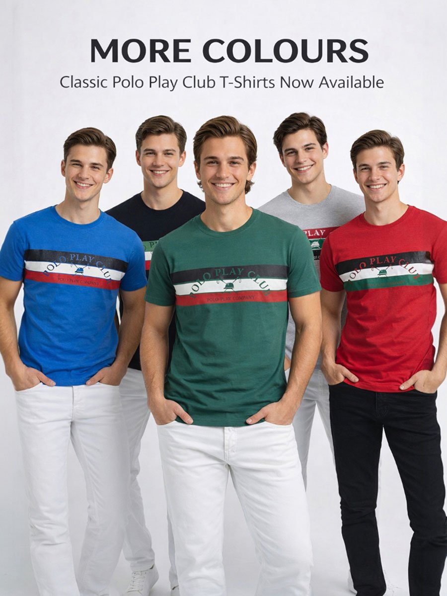 Men Graphic Logo Crew Neck T-Shirt 