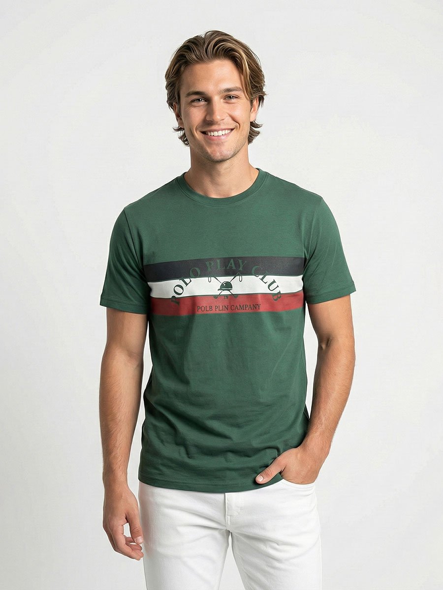 Men Graphic Logo Short Sleeve T-Shirt 