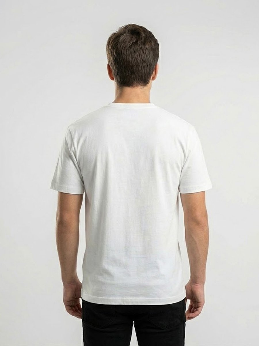 Men Graphic Logo Crew Neck T-Shirt 