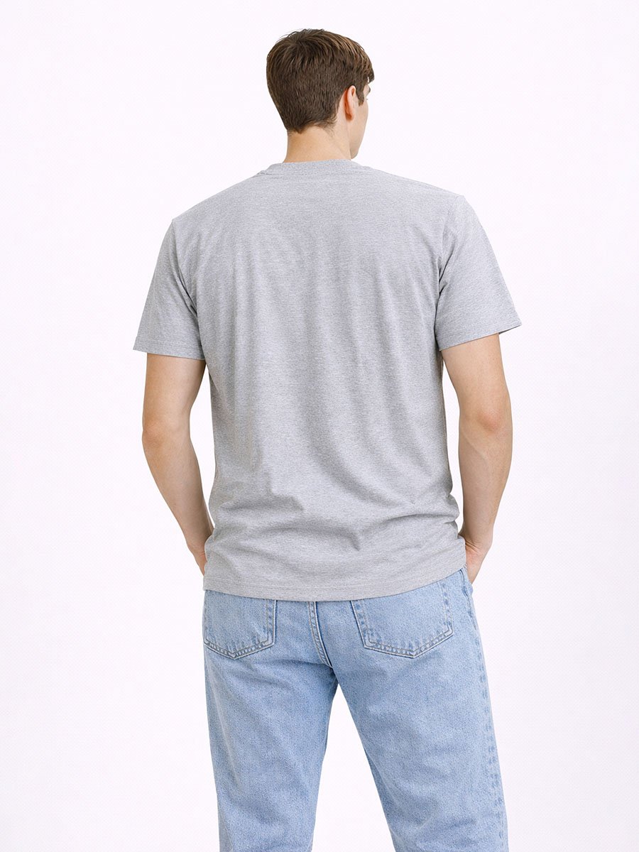 Men Graphic Logo Crew Neck T-Shirt 