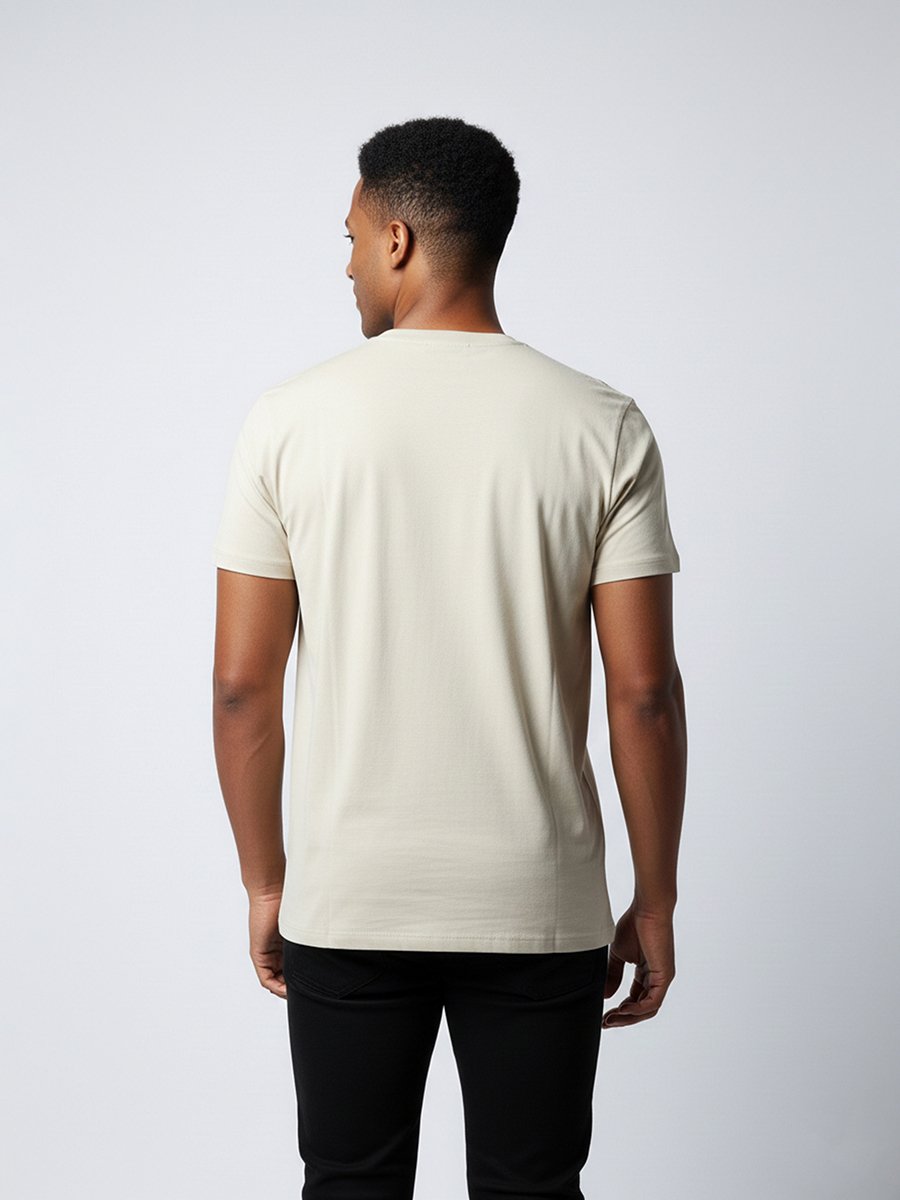 Men Graphic Logo Crew Neck T-Shirt 