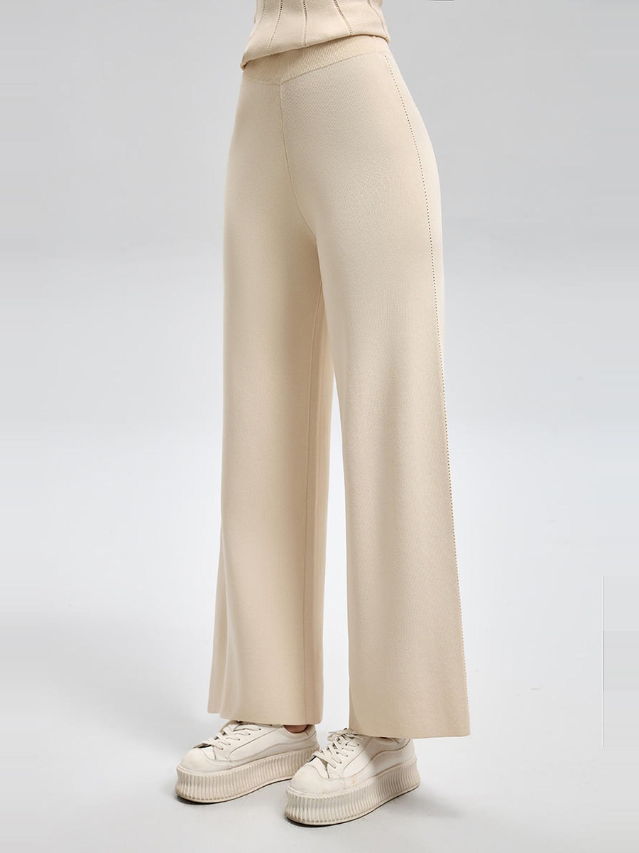 Wide Leg Knit Pants