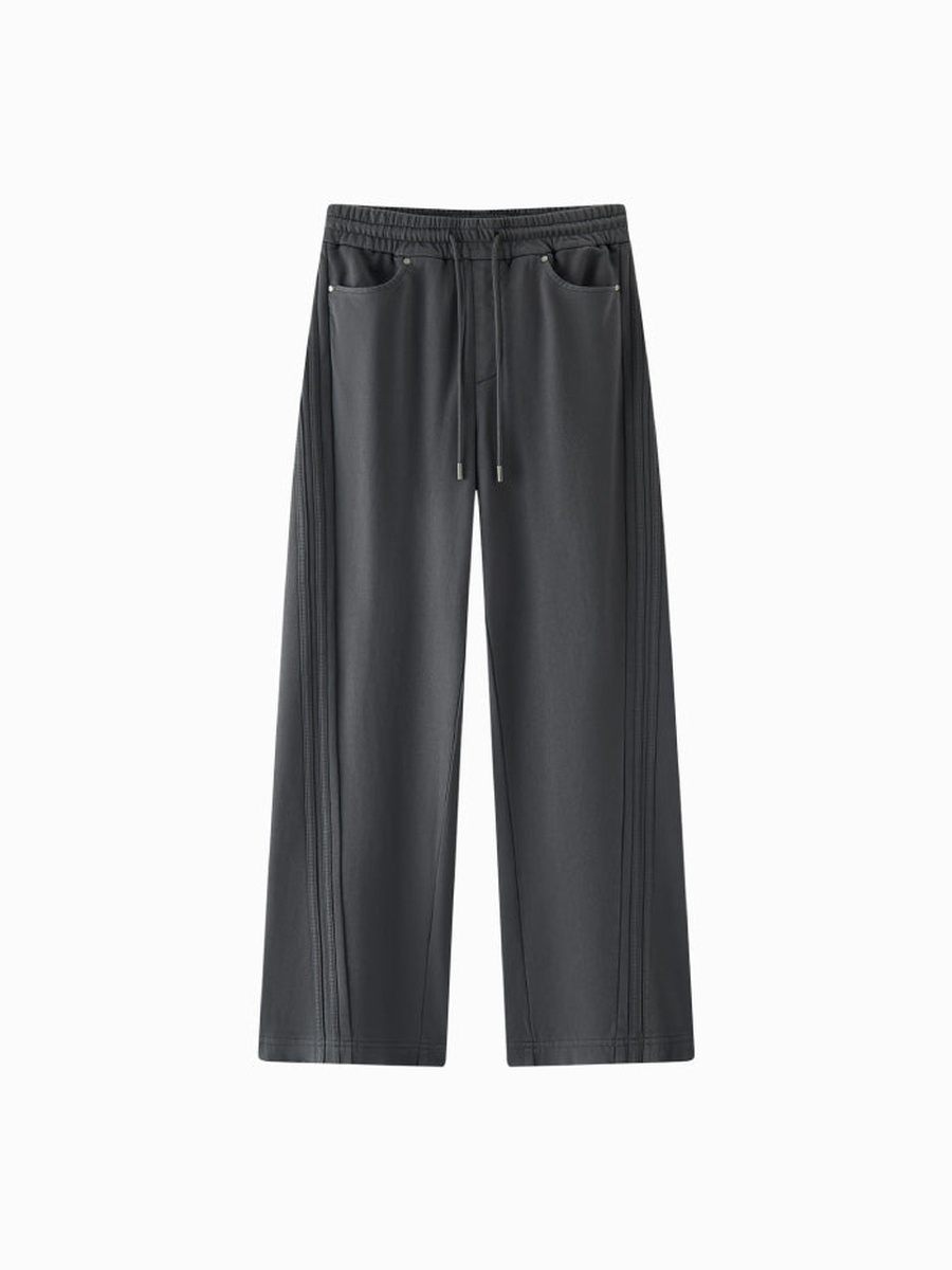 Wide-Leg Pants with Drawstring Waist