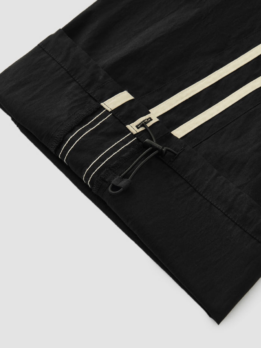 Straight Leg Track Pants with Side Stripes