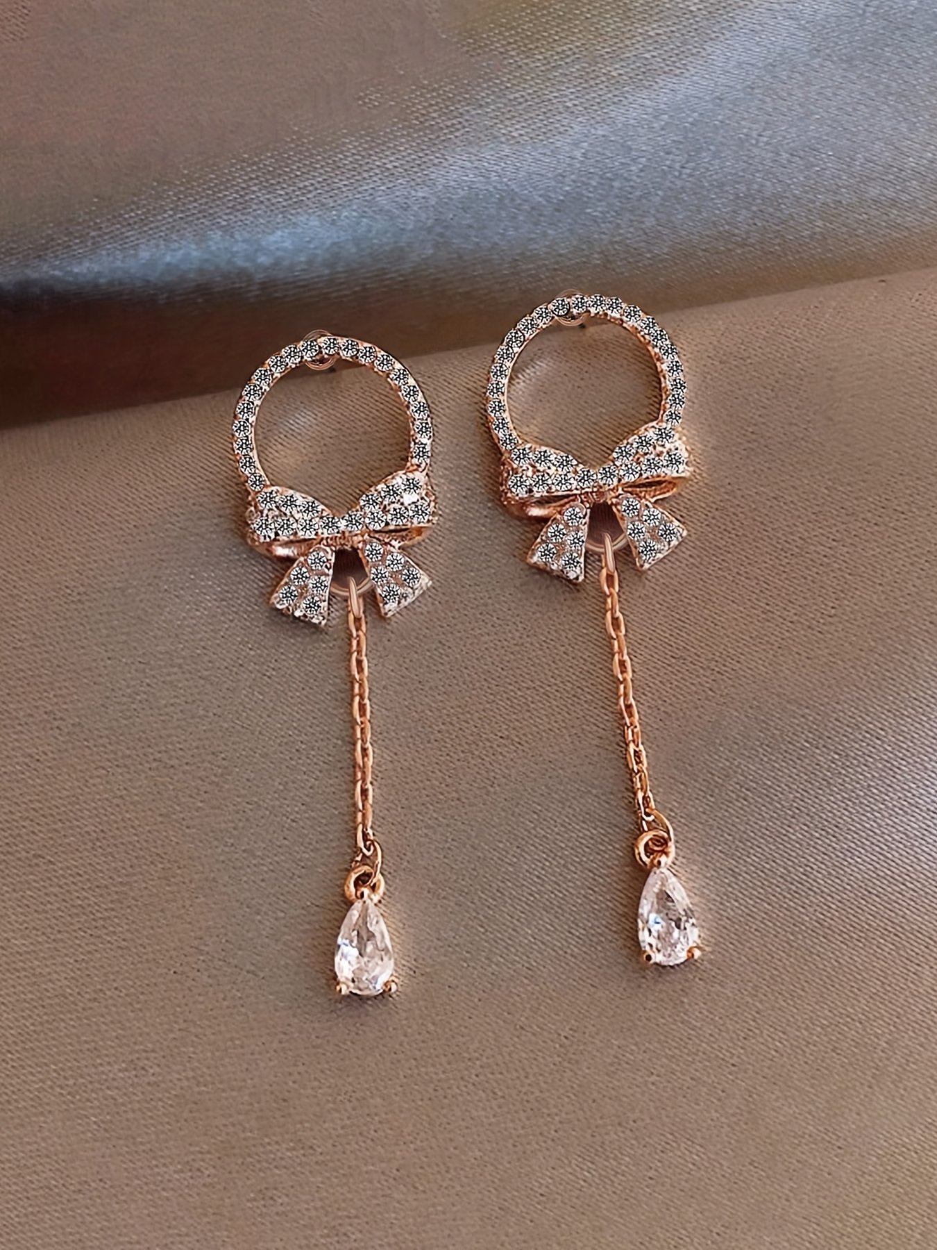 Bowknot Drop Earrings