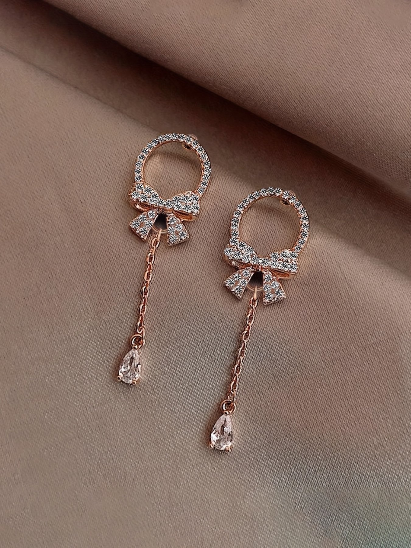 Bowknot Drop Earrings