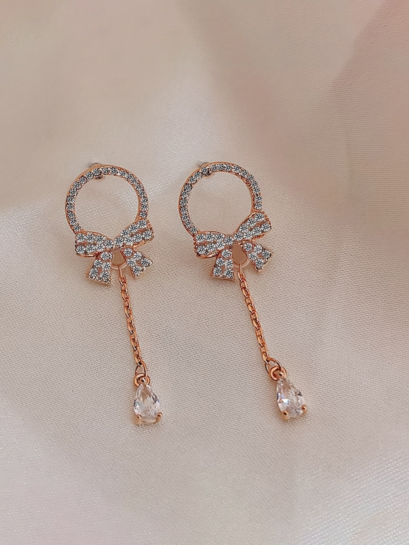 Bowknot Drop Earrings