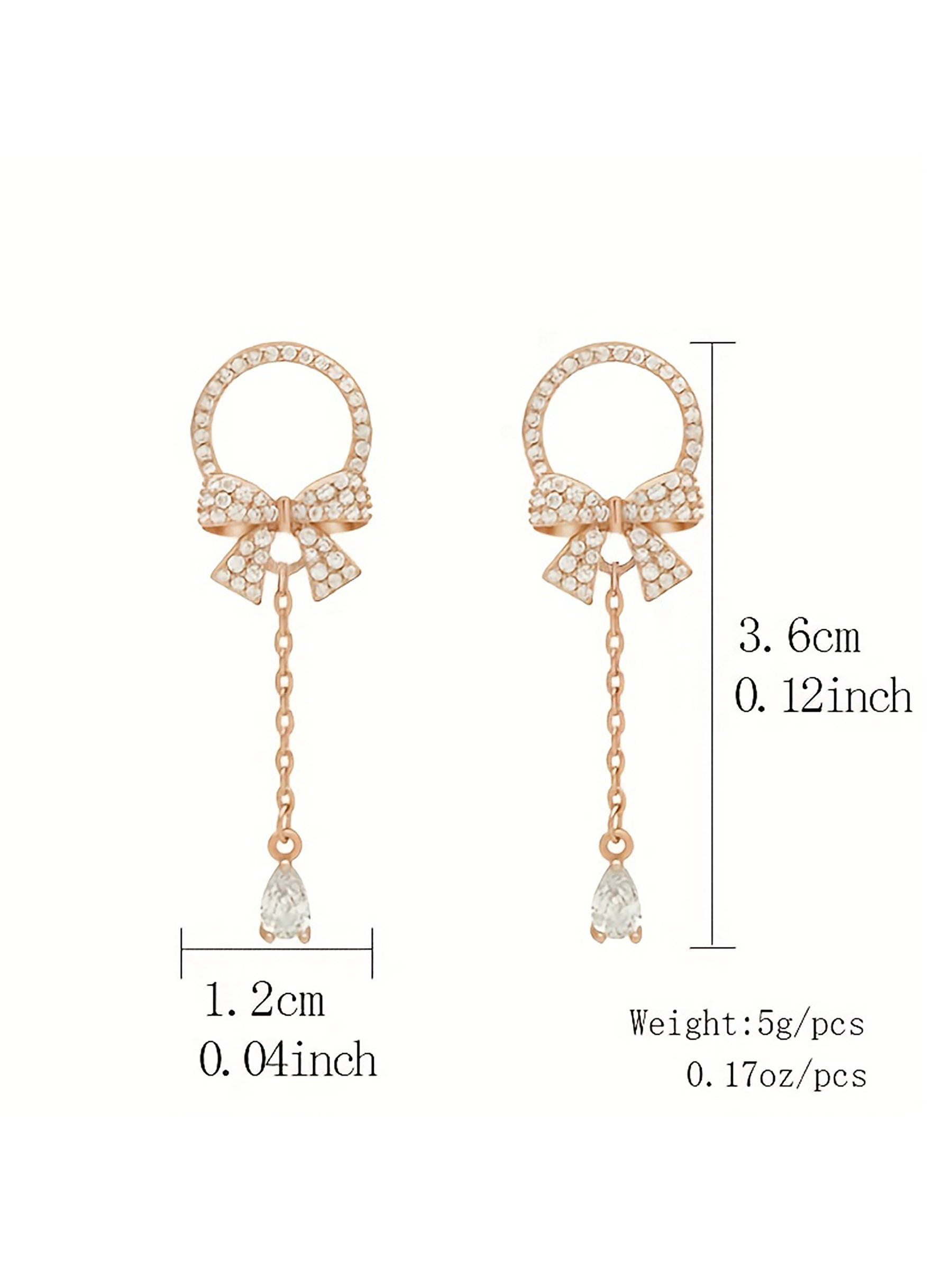 Bowknot Drop Earrings