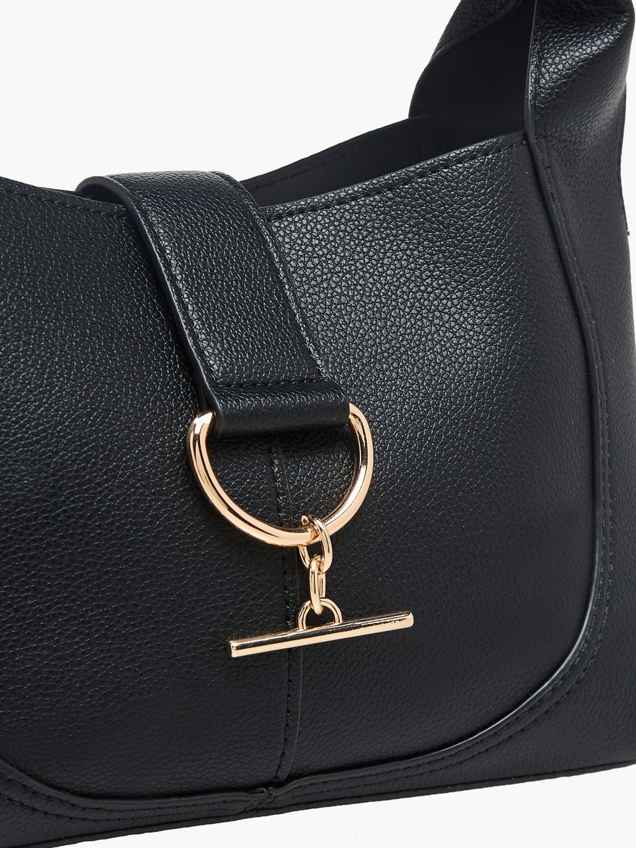 Tom Textured Hobo Bag with Pouch