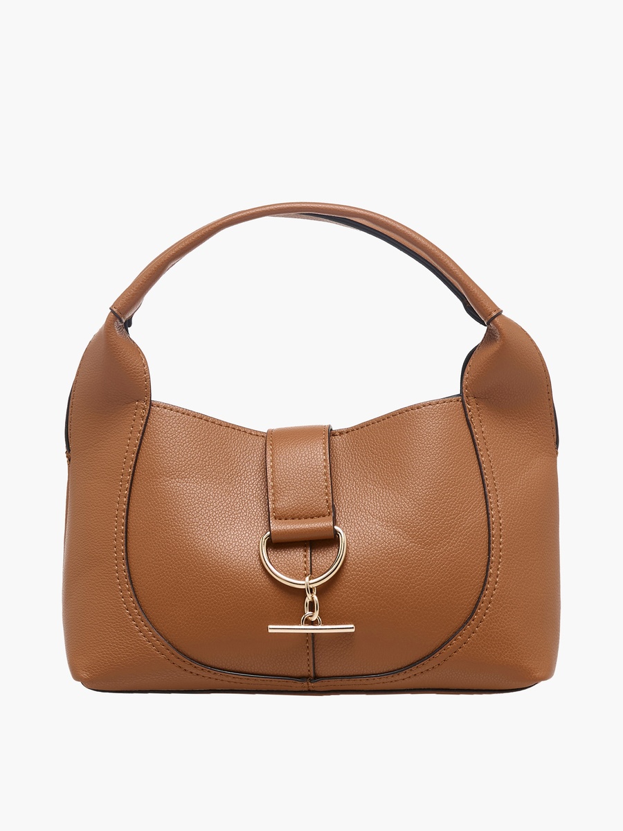 Tom Textured Hobo Bag with Pouch