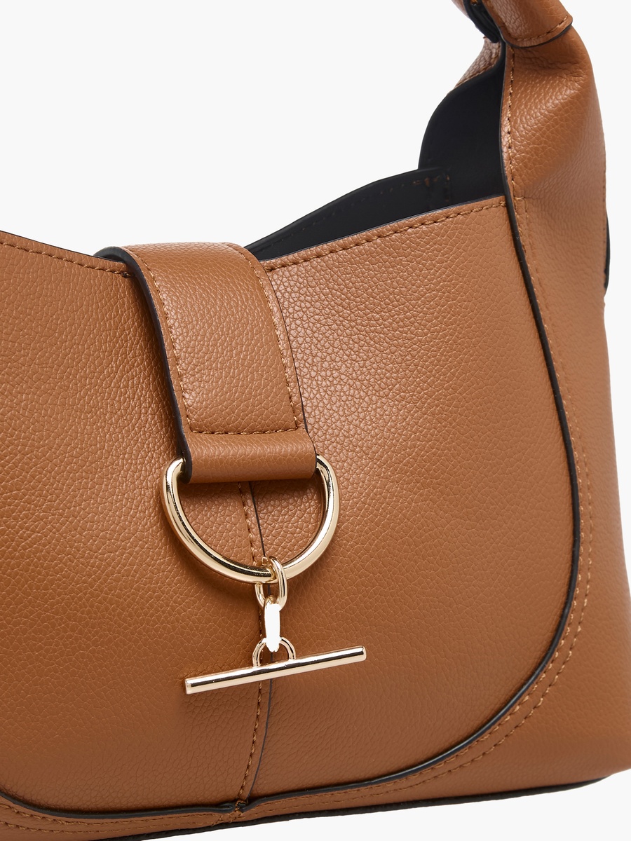 Tom Textured Hobo Bag with Pouch