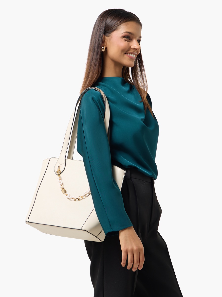Tom Tote Bag with Chain Detail