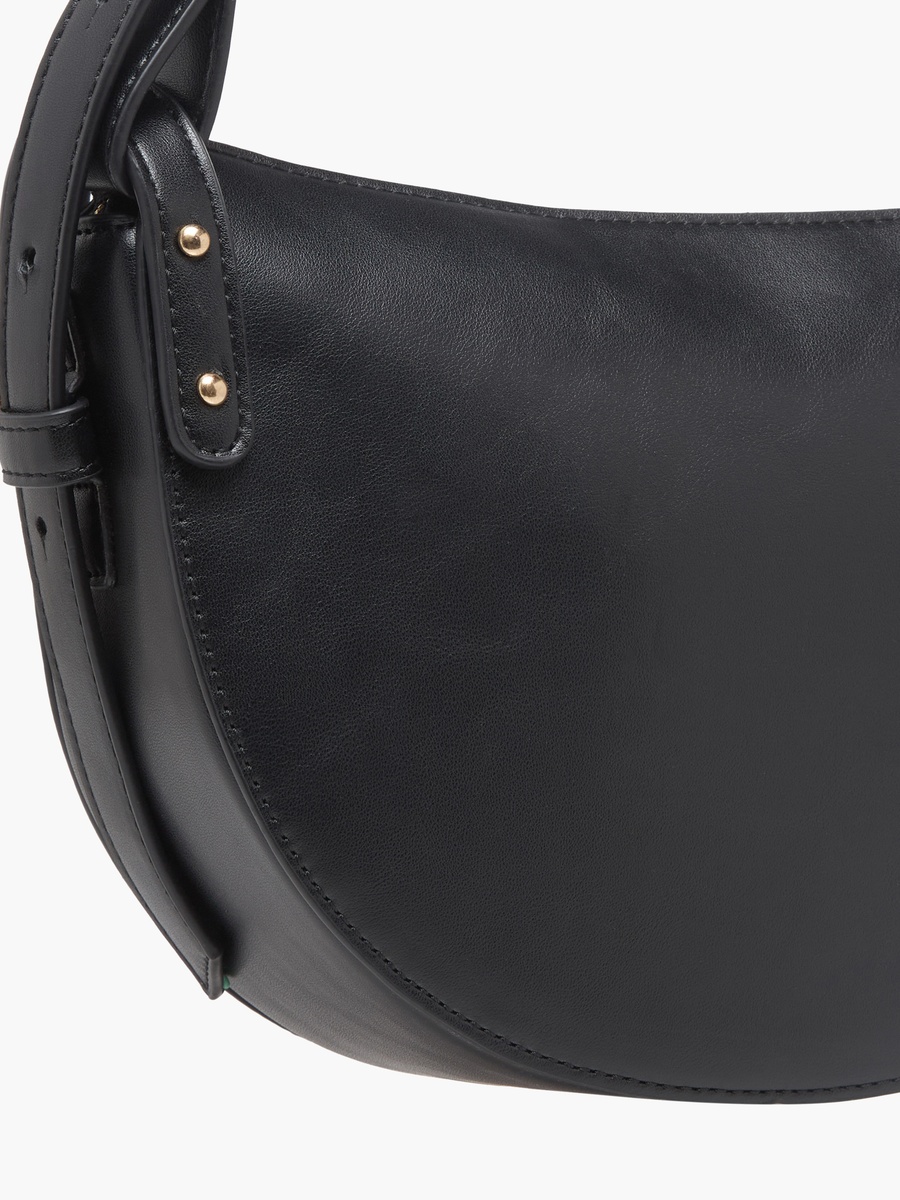 HYG Charm Accent Shoulder Bag with Adjustable Strap