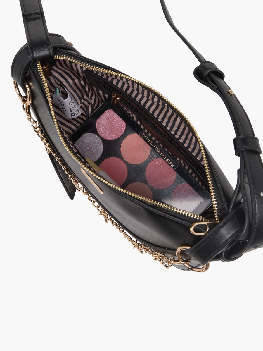 HYG Charm Accent Shoulder Bag with Adjustable Strap