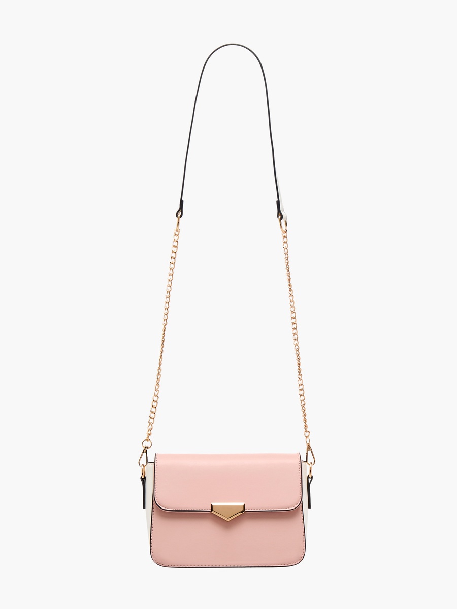 Printed Crossbody Bag with Detachable Pouch