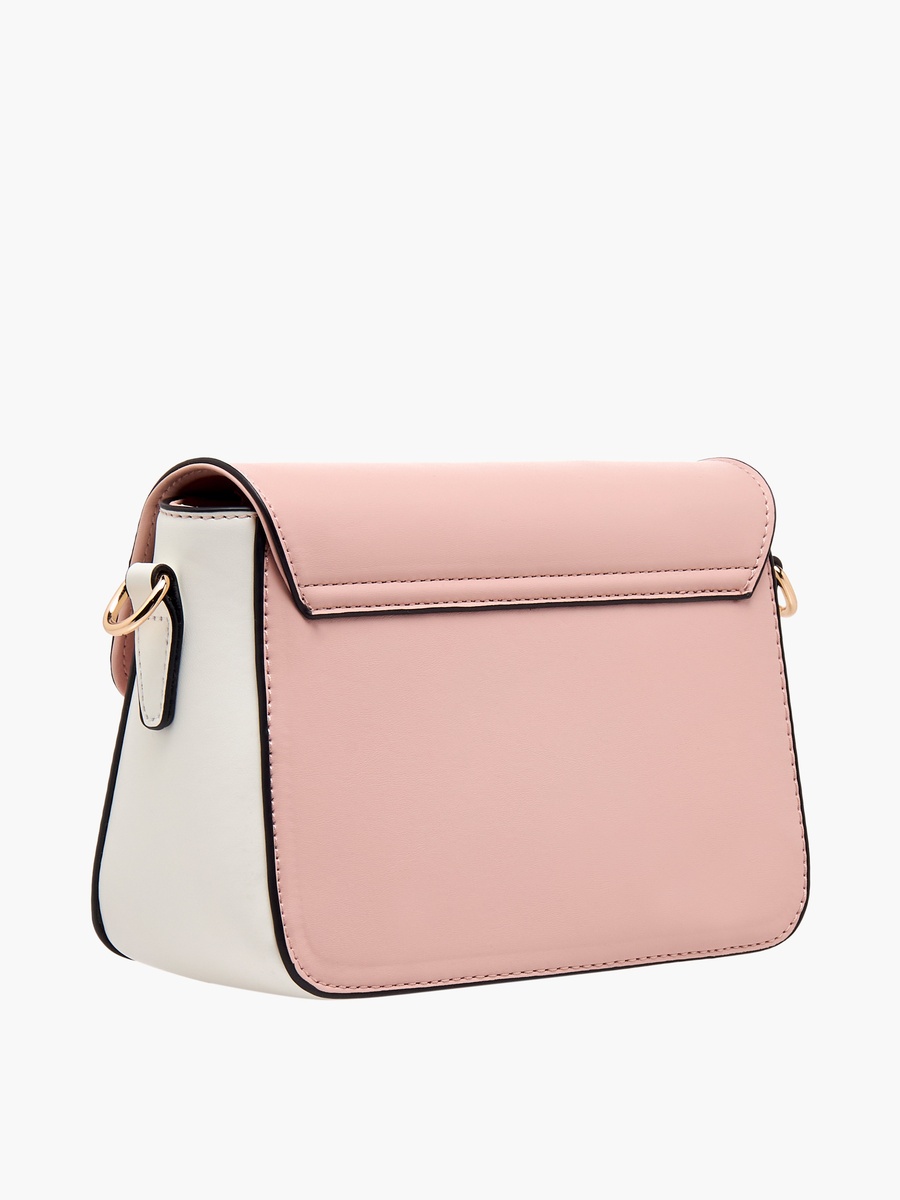 Printed Crossbody Bag with Detachable Pouch
