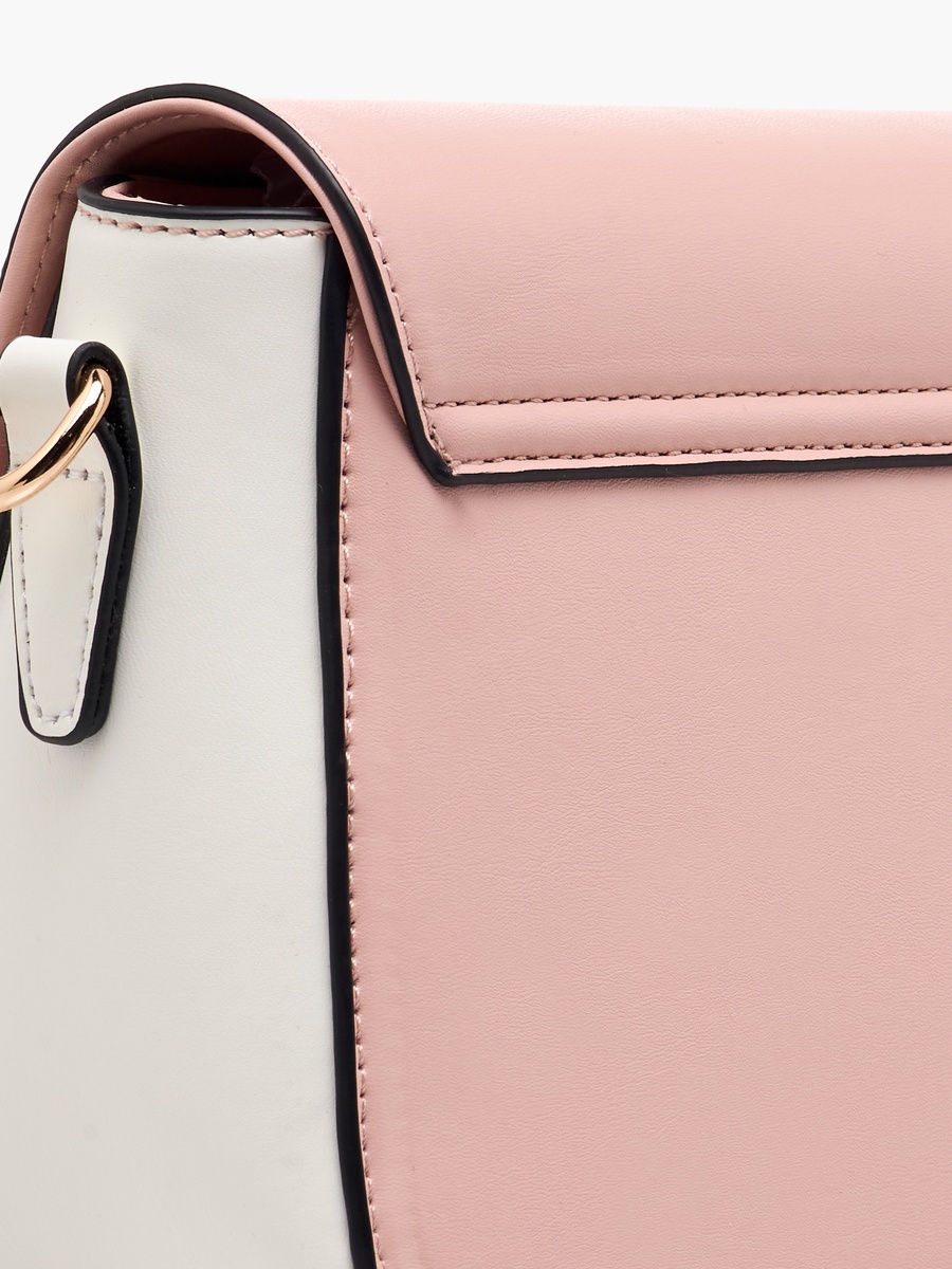 Printed Crossbody Bag with Detachable Pouch