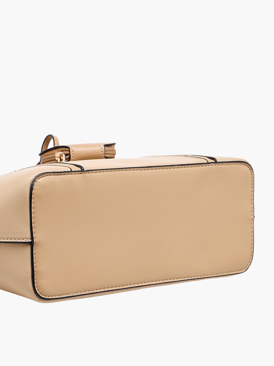 Tom Textured Tote Bag with Coin Pouch